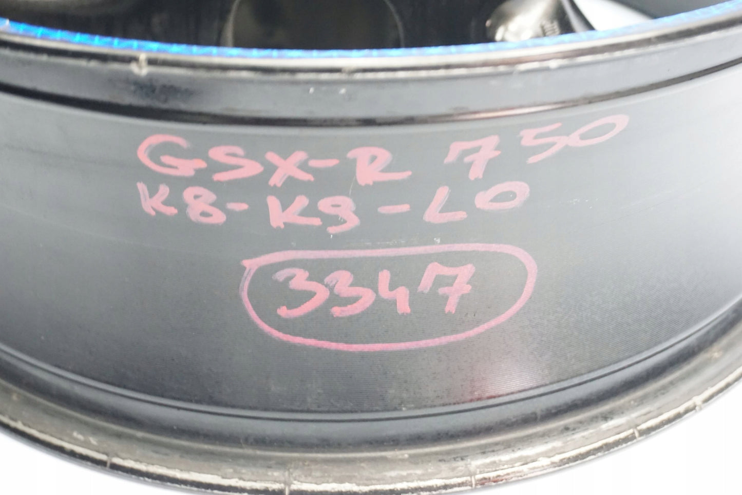 SUZUKI GSX-R 600 750 K8 K9 L0 Felge hinten Wheel Hinterrad 6