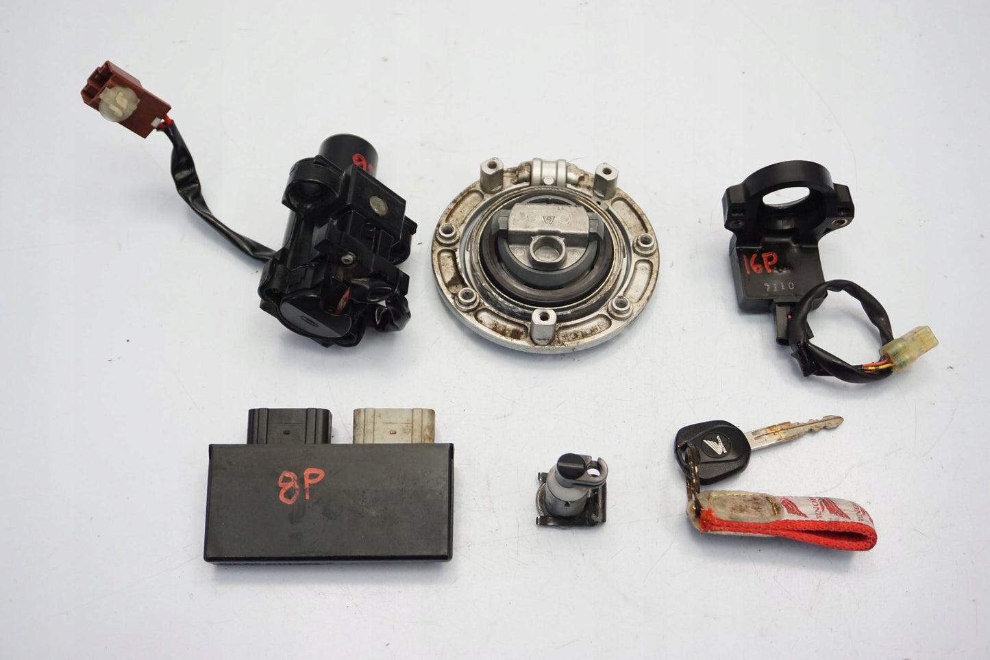 HONDA CB 600 F HORNET PC41 07-13 Schlosssatz Zündschloss Lock Set 16