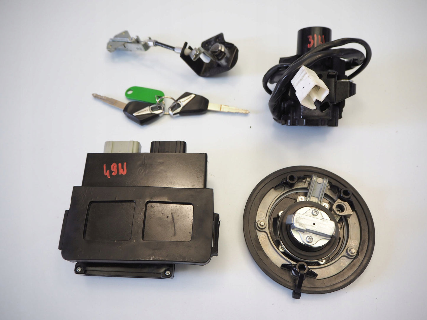 KAWASAKI Z1000 14-19 Schlosssatz Zündschloss Lock Set 5