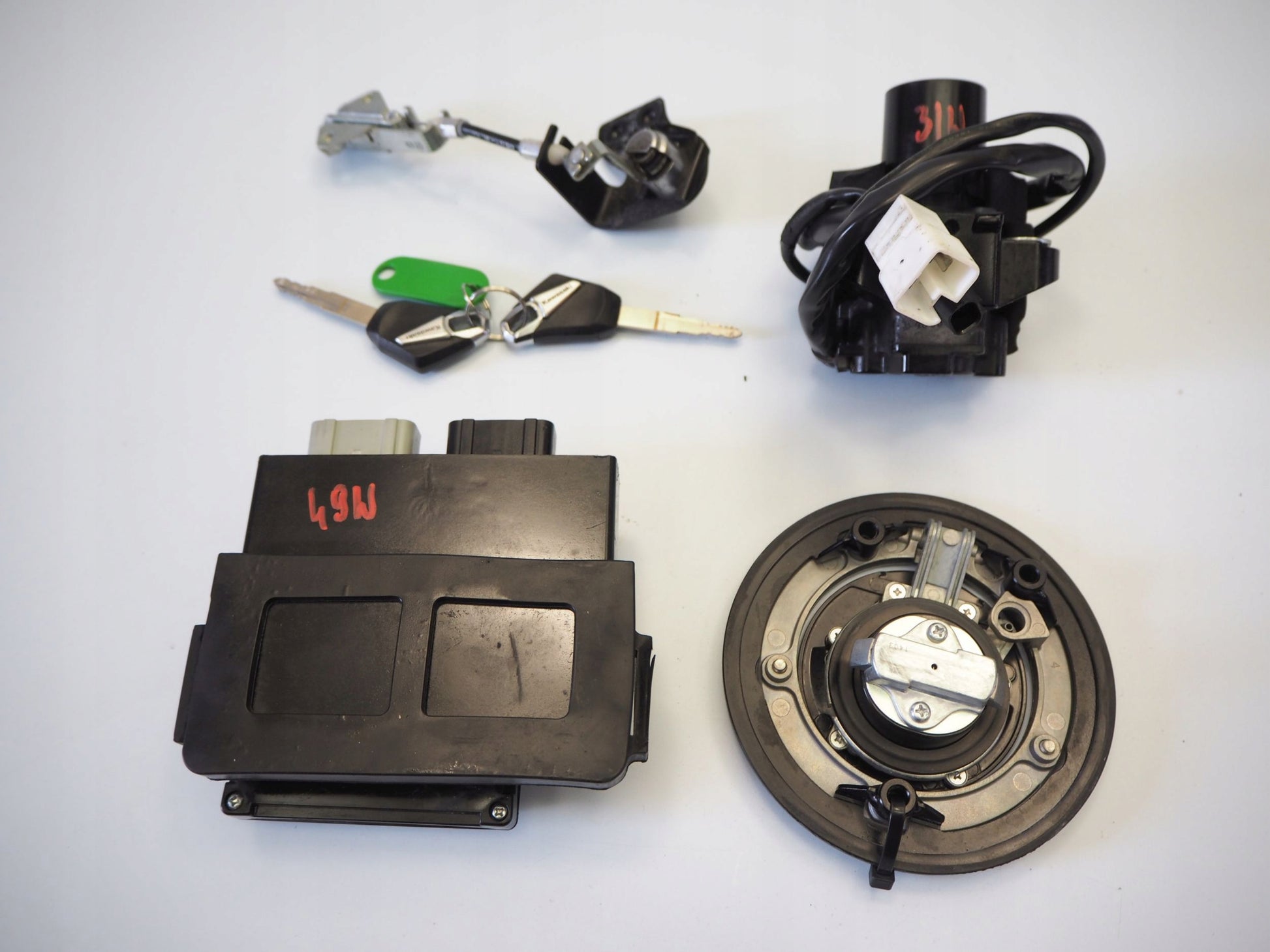 KAWASAKI Z1000 14-19 Schlosssatz Zündschloss Lock Set 5