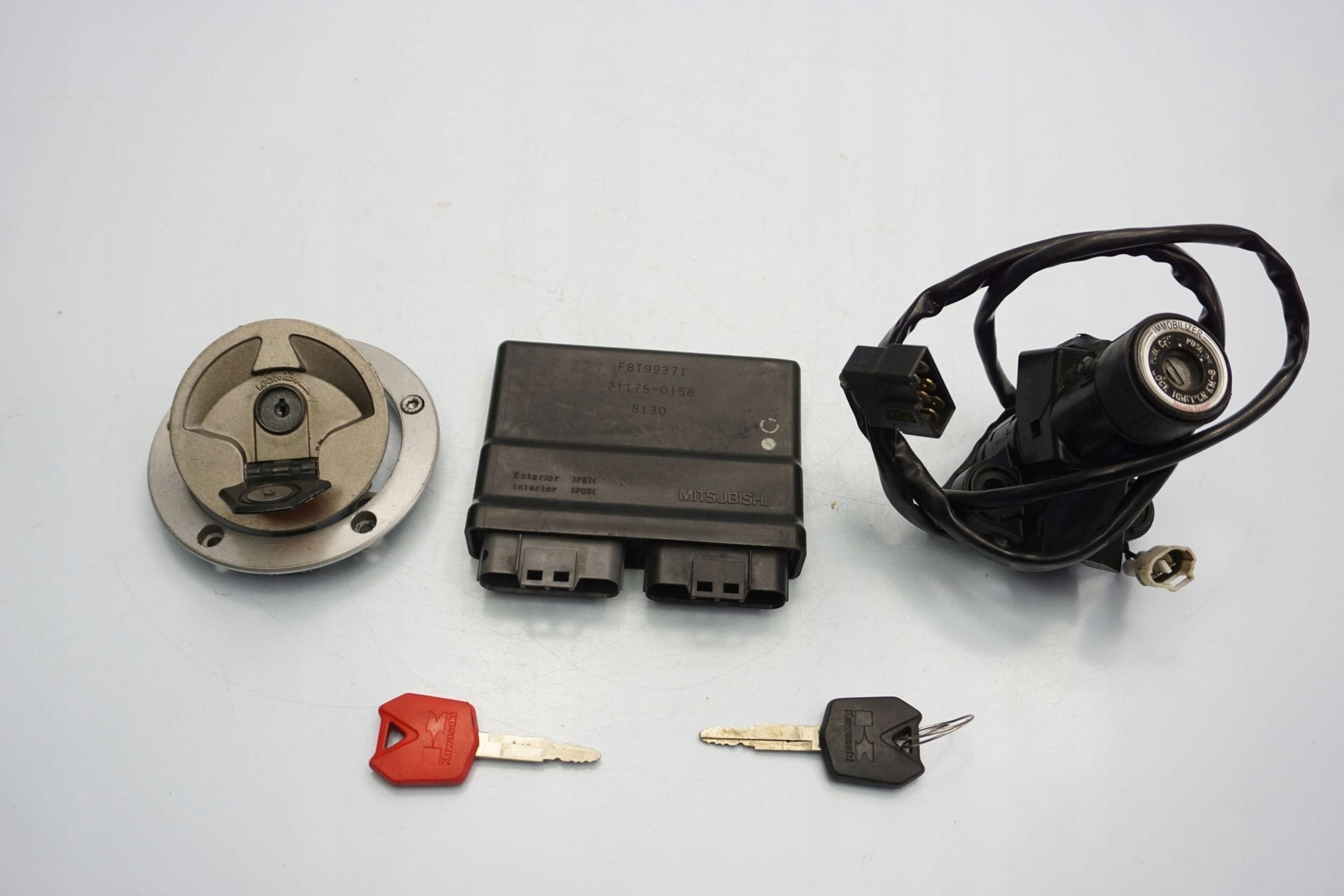 KAWASAKI ZX-10R 08-10 Schlosssatz Zündschloss Lock Set 5