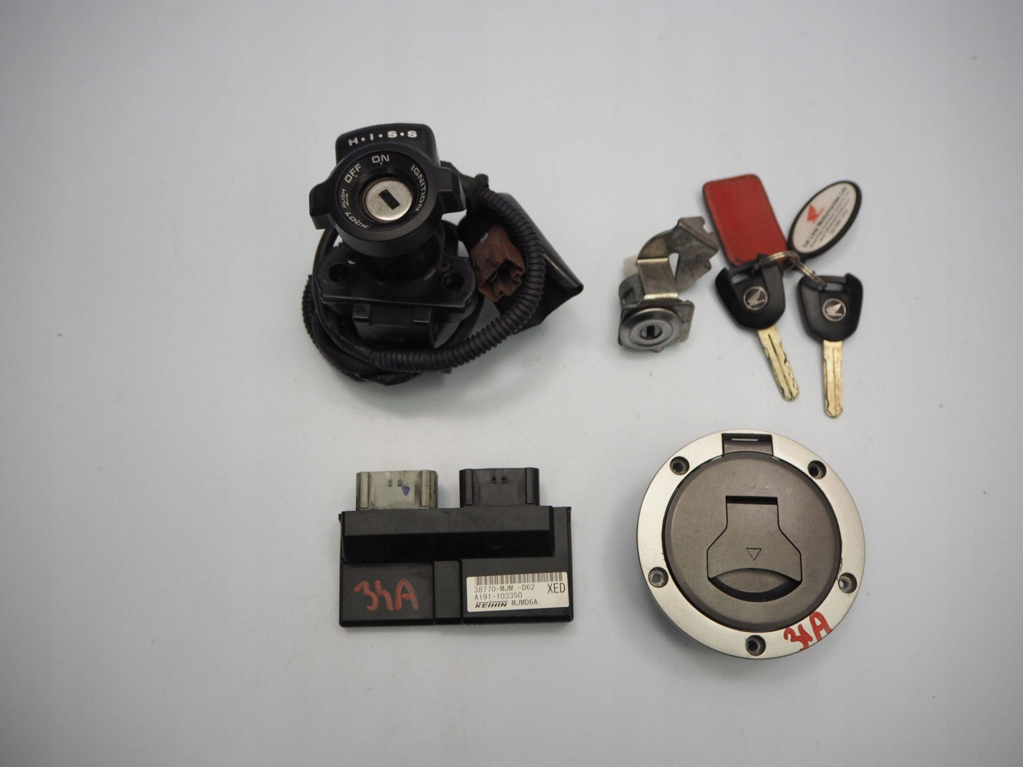 HONDA VFR 800 XF CROSSRUNNER 14-16 Schlosssatz Zündschloss Lock Set 11