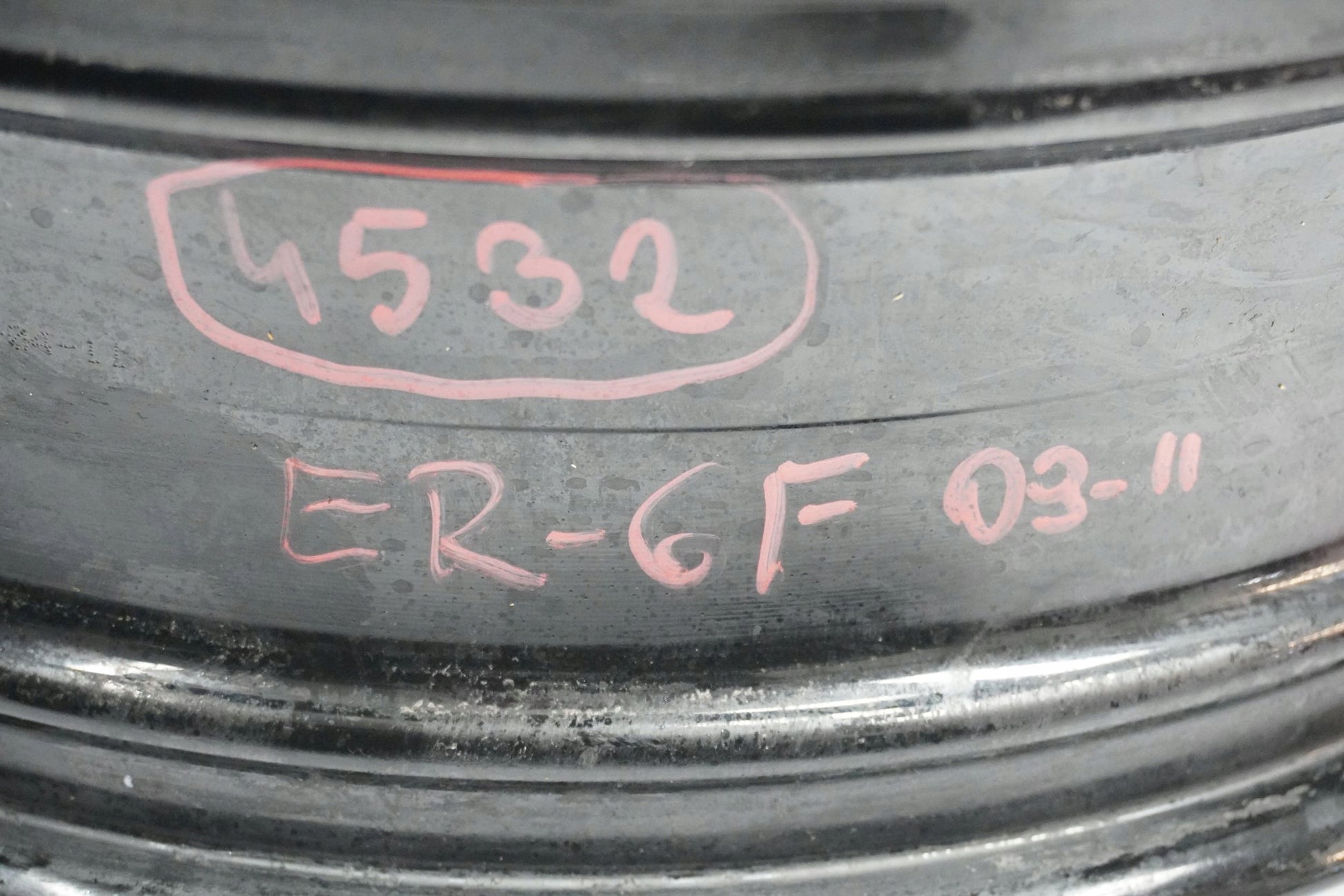 KAWASAKI ER-6F 650 09-11 Felge hinten Wheel Hinterrad 6