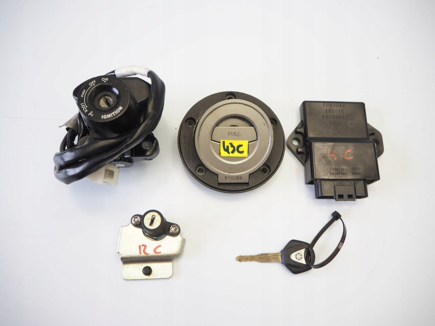 YAMAHA XJ6 N 09-16 Schlosssatz Zündschloss Lock Set