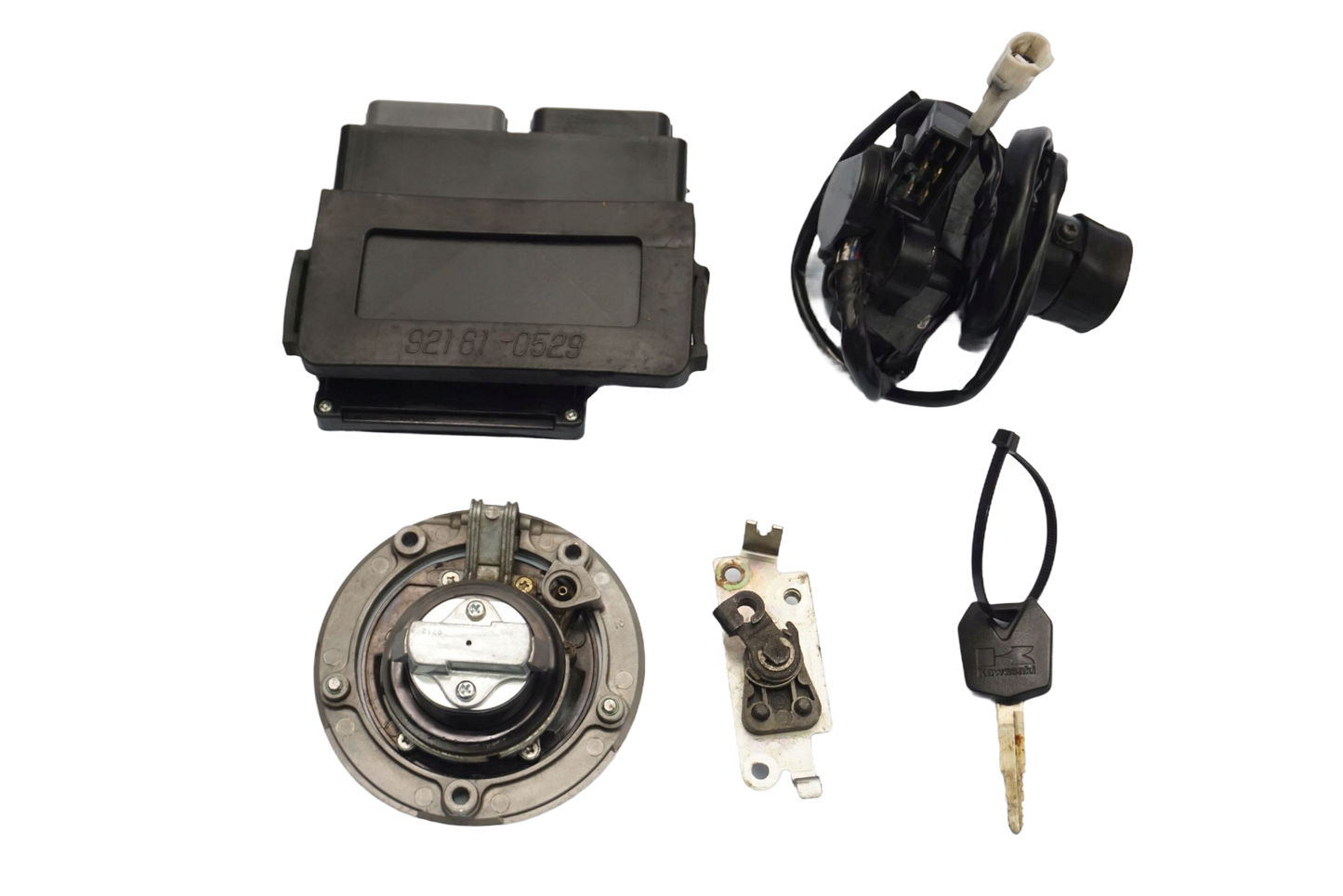 KAWASAKI ZX-10R 08-10 Schlosssatz Zündschloss Lock Set 1