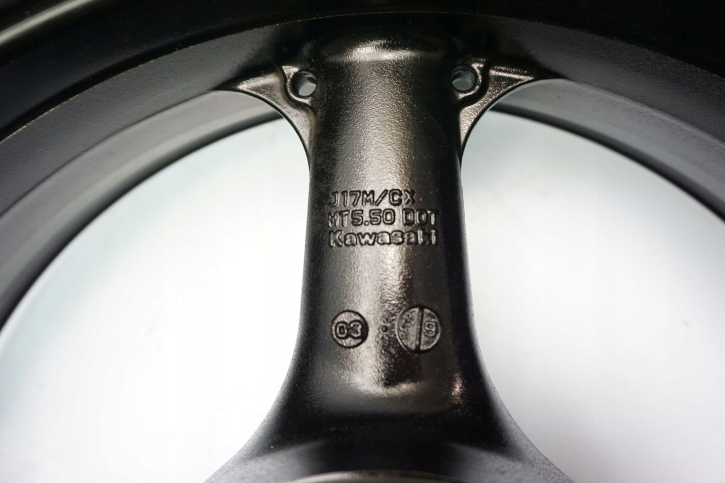 KAWASAKI ZX-6R 636 03-04 Felge hinten Wheel Hinterrad 9