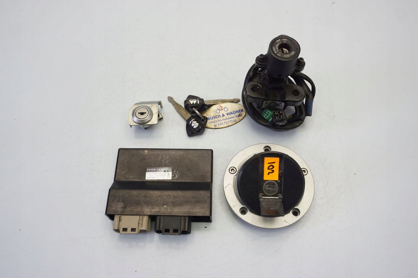 SUZUKI GSX-R 600 750 K8 K9 L0 Schlosssatz Zündschloss Lock Set