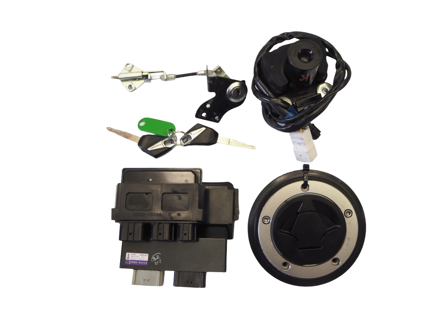KAWASAKI Z1000 14-19 Schlosssatz Zündschloss Lock Set 1