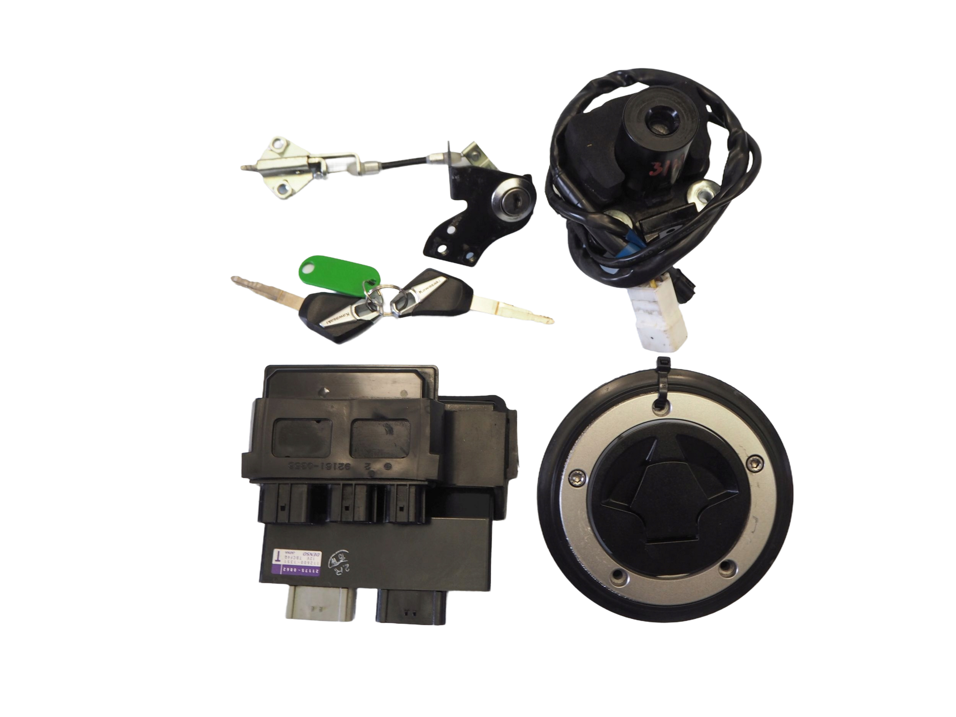 KAWASAKI Z1000 14-19 Schlosssatz Zündschloss Lock Set 1