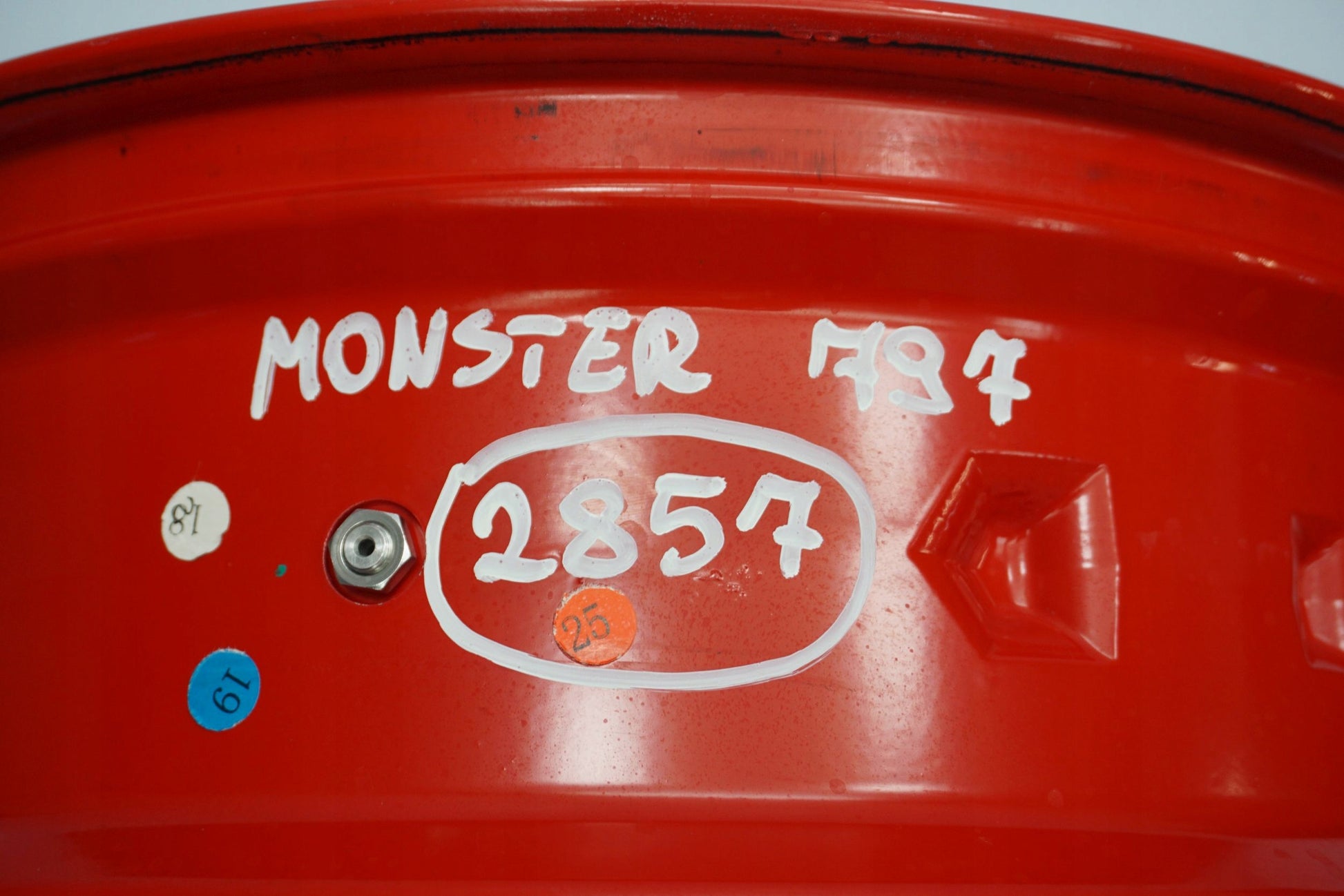 DUCATI MONSTER 797 17- Felge hinten Wheel Hinterrad 6