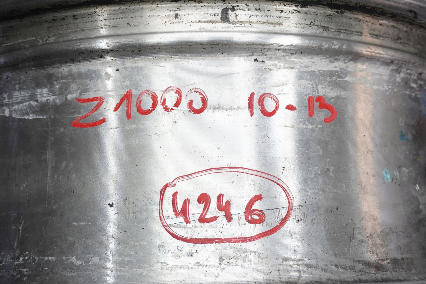 KAWASAKI Z1000 10-13 Felge hinten Wheel Hinterrad 6