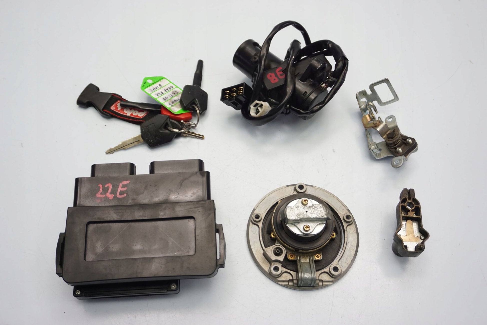 KAWASAKI ZZR-1400 05-11 Schlosssatz Zündschloss Lock Set 6