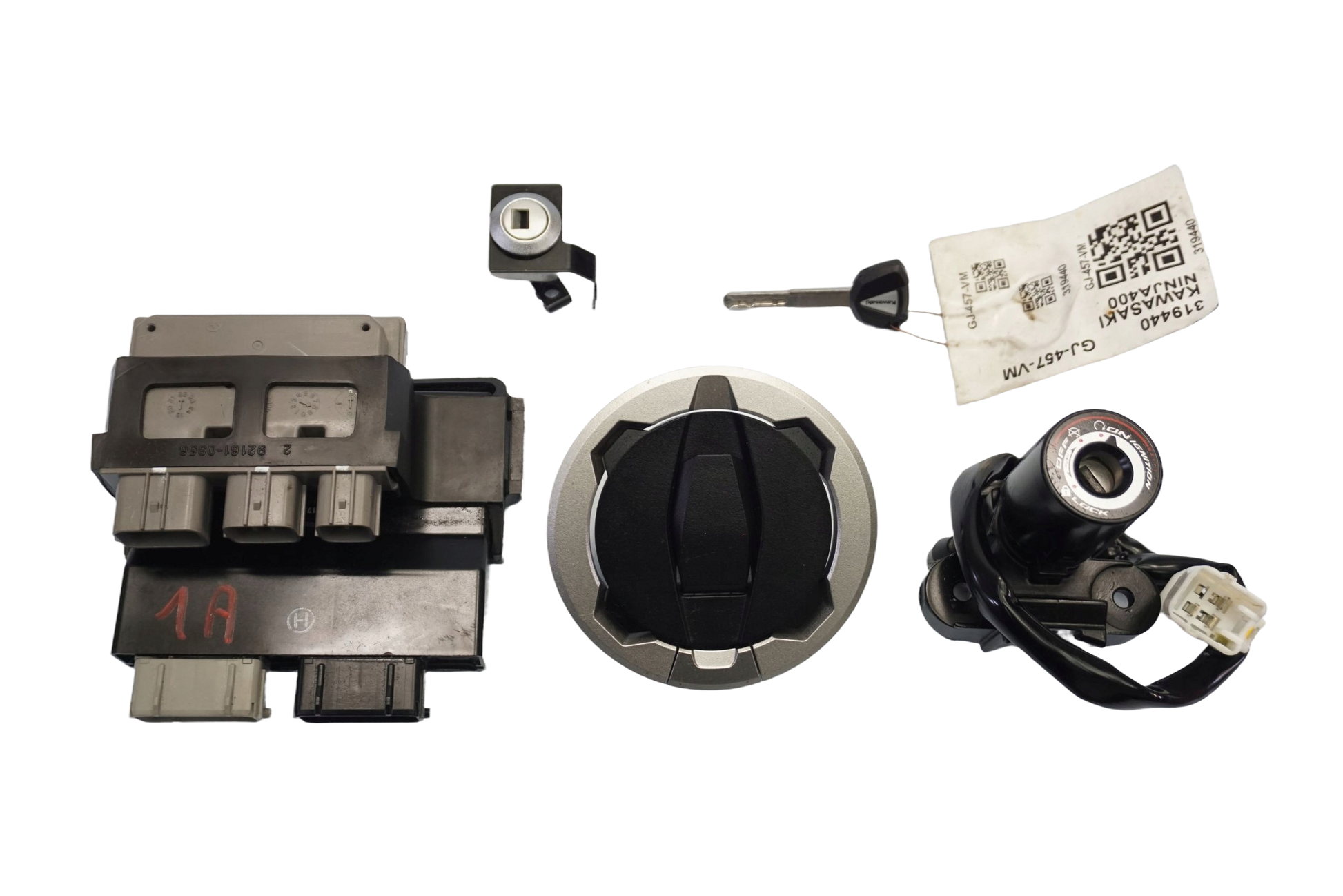 KAWASAKI NINJA 400 18- Schlosssatz Zündschloss Lock Set Tastenschloss-Set 1