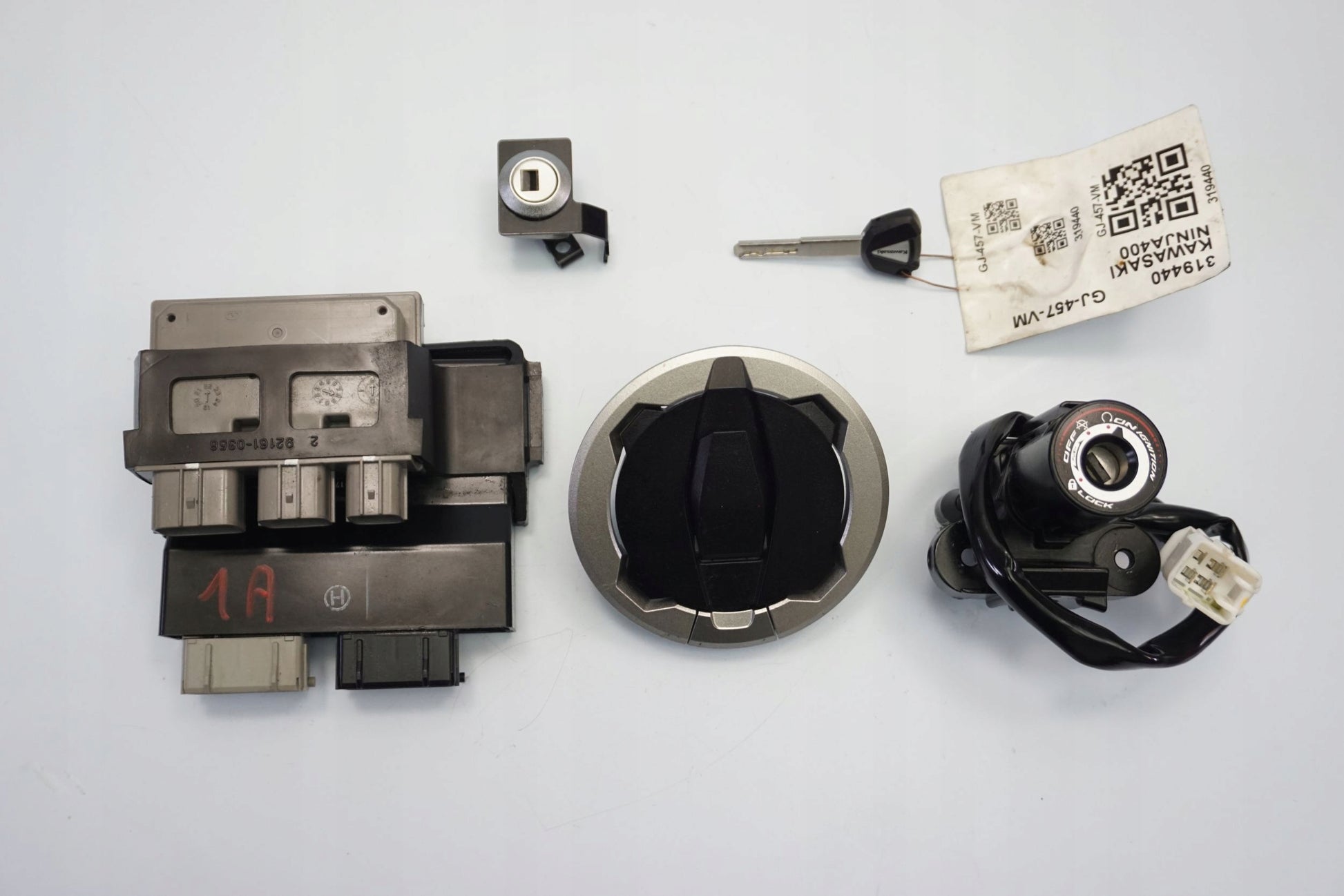 KAWASAKI NINJA 400 18- Schlosssatz Zündschloss Lock Set Tastenschloss-Set 5