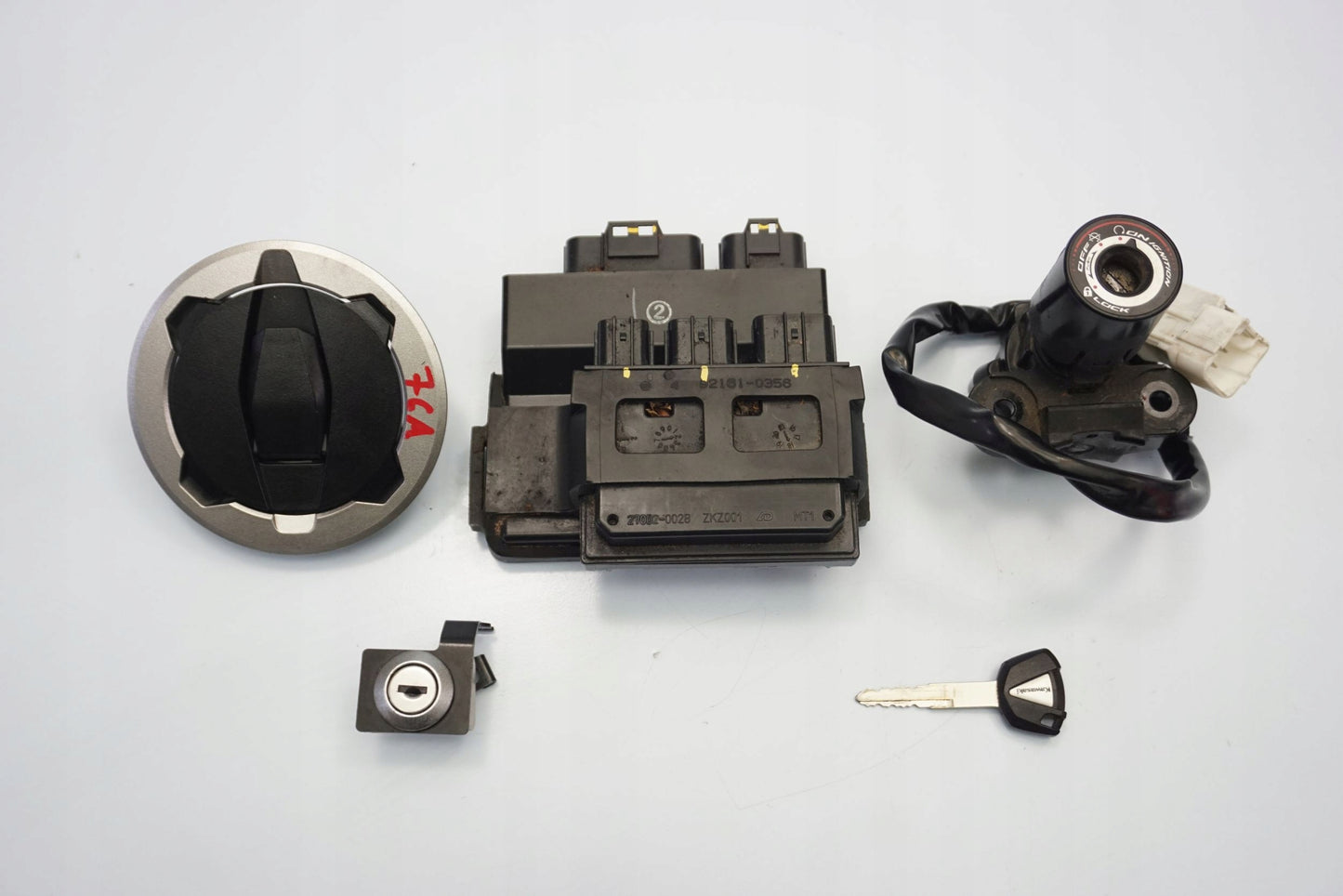 KAWASAKI NINJA 400 18- Schlosssatz Zündschloss Lock Set 4