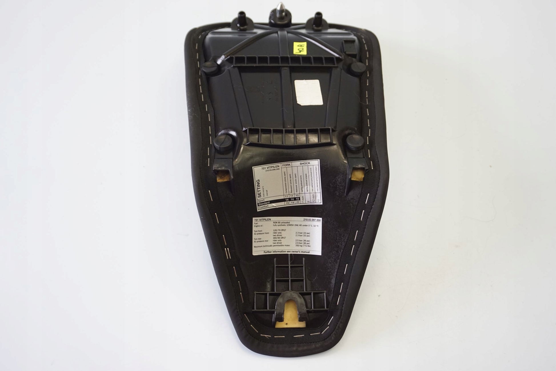 HUSQVARNA 701 VITPILEN Sitzbank Fahrersitz Sitz vorne seat 9