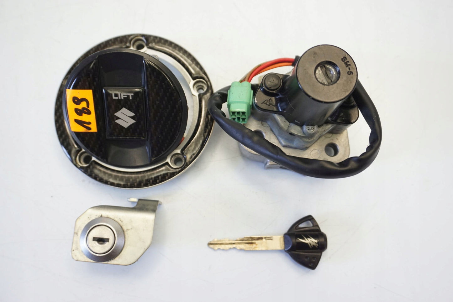 SUZUKI GSX-R 1300 HAYABUSA 08-16 Schlosssatz Zündschloss Lock Set