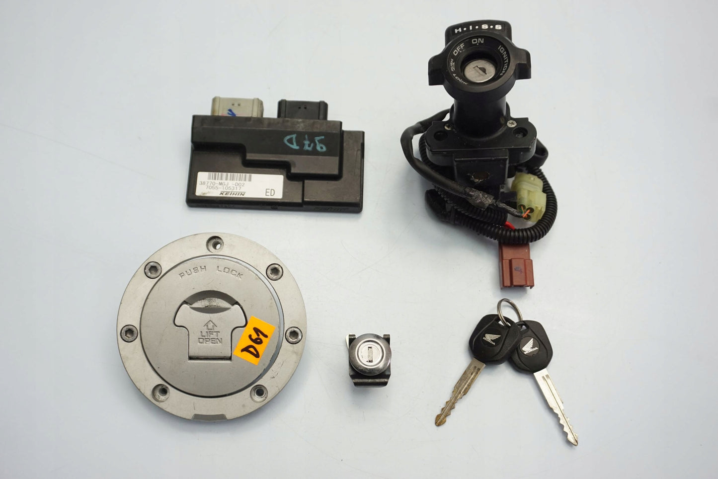 HONDA CBF 1000 10-17 Schlosssatz Zündschloss Lock Set