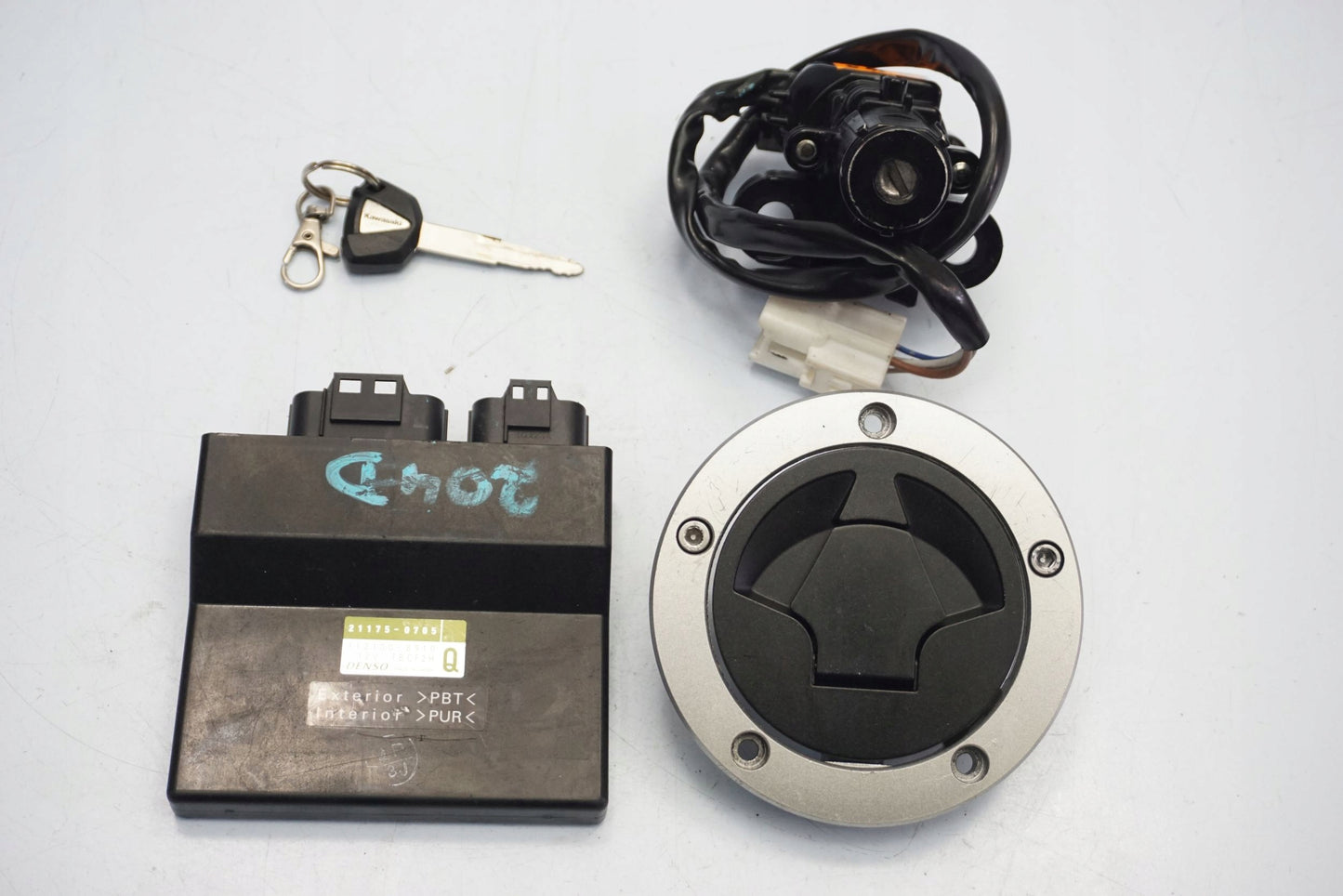 KAWASAKI 650 ER-6N 12-17 Schlosssatz Zündschloss Lock Set 9