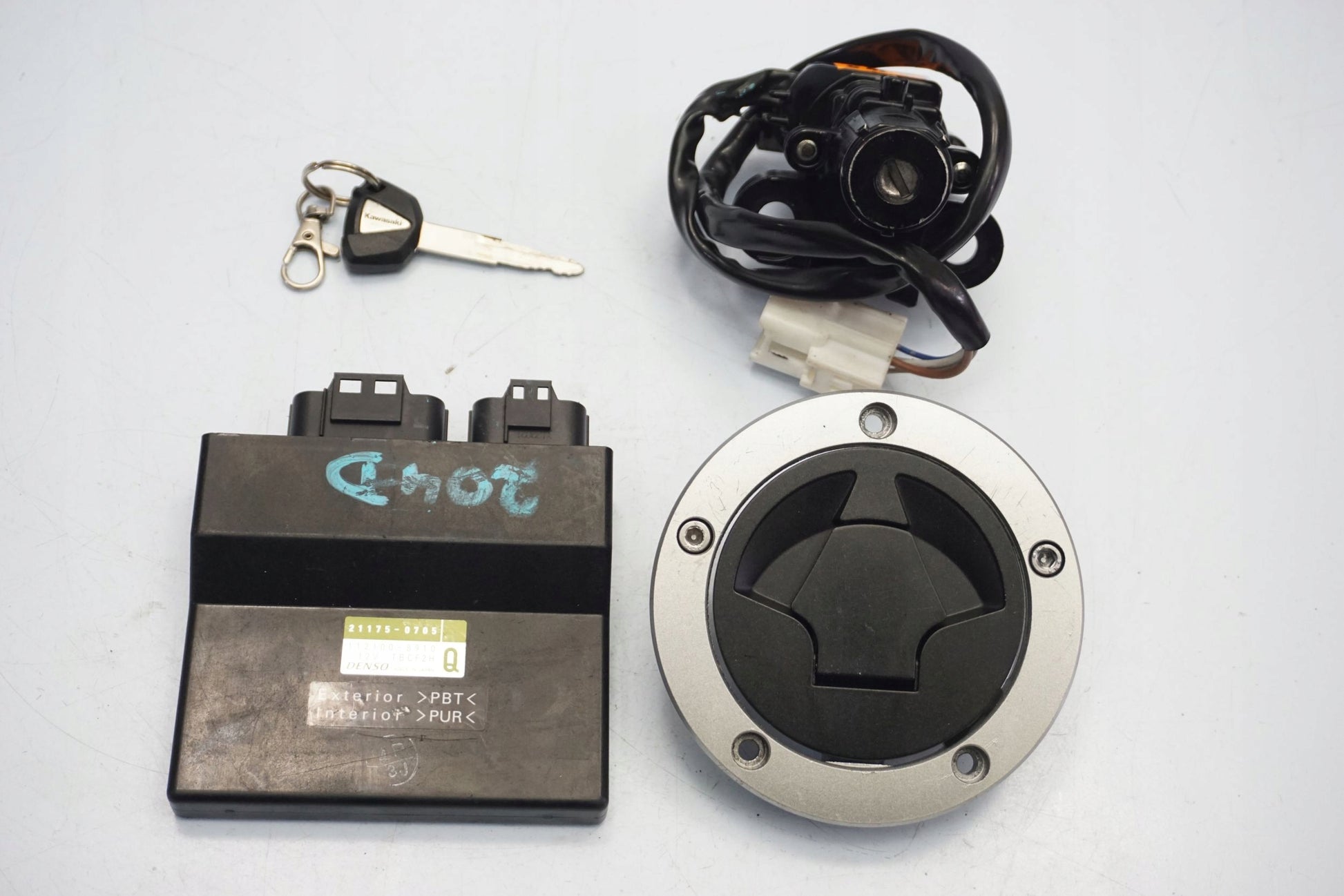 KAWASAKI 650 ER-6N 12-17 Schlosssatz Zündschloss Lock Set 9