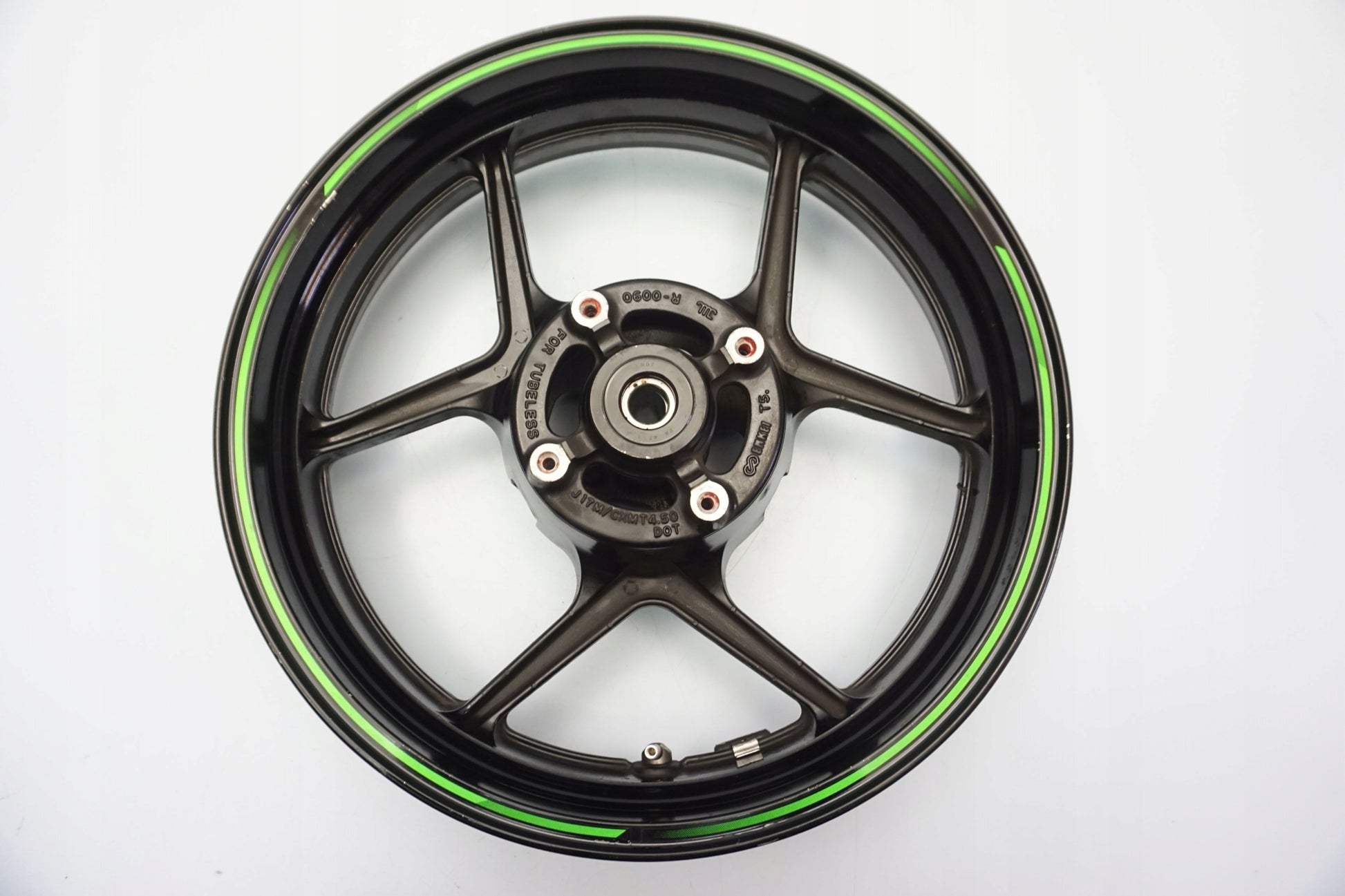 KAWASAKI ER-6F 650 12-17 Felge hinten Wheel Hinterrad 10