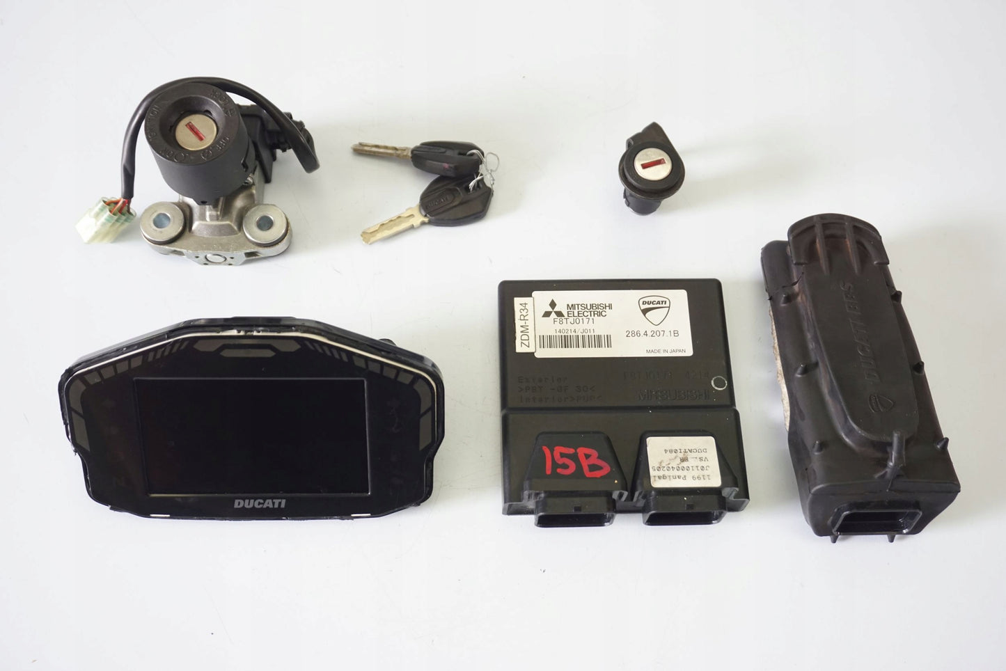 DUCATI 1199 PANIGALE 12-15 Schlosssatz Zündschloss Lock Set