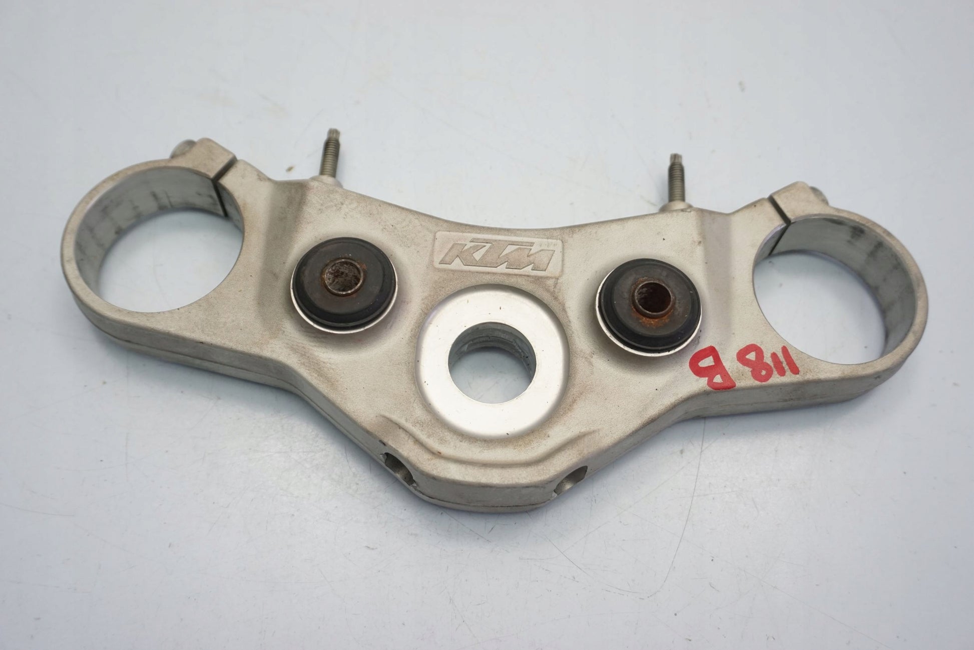 KTM 690 DUKE 12-15 obere Gabelbrücke Triple Clamp oben 7