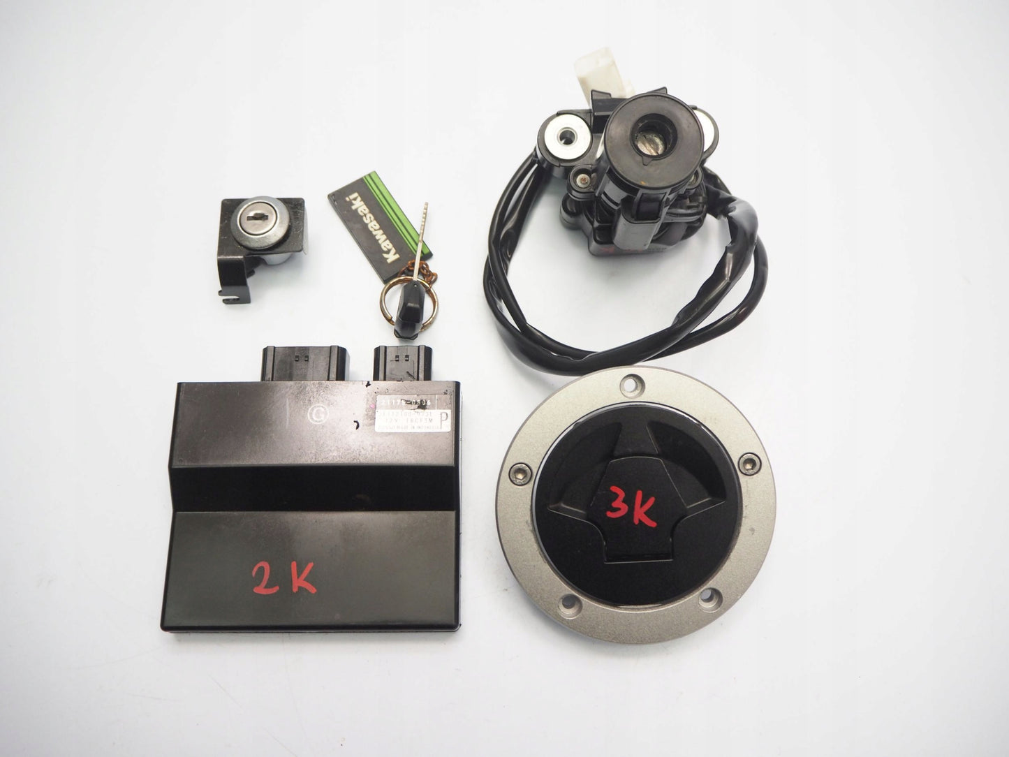 KAWASAKI Z-800 13-17 Schlosssatz Zündschloss Lock Set 6