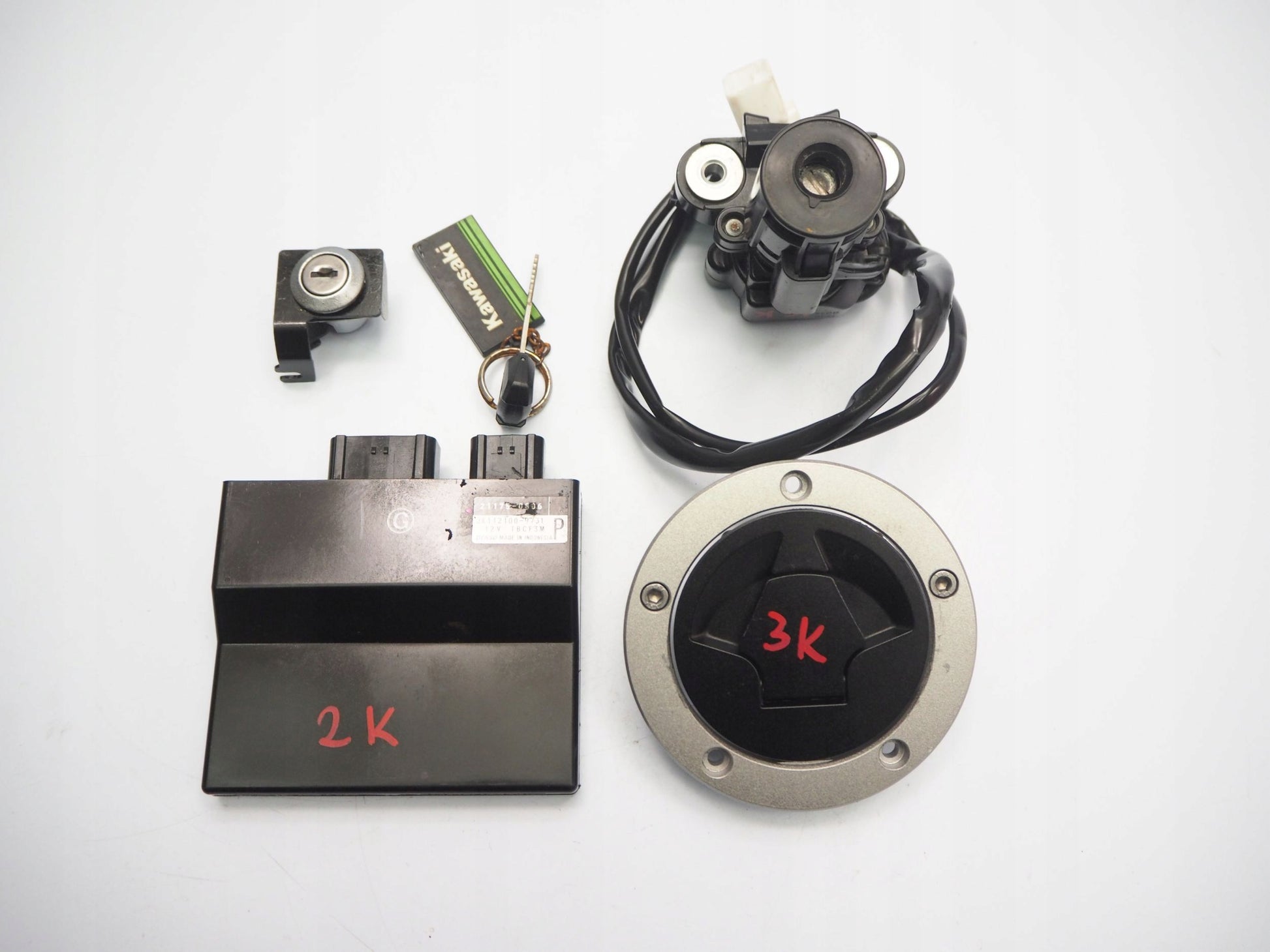 KAWASAKI Z-800 13-17 Schlosssatz Zündschloss Lock Set 6