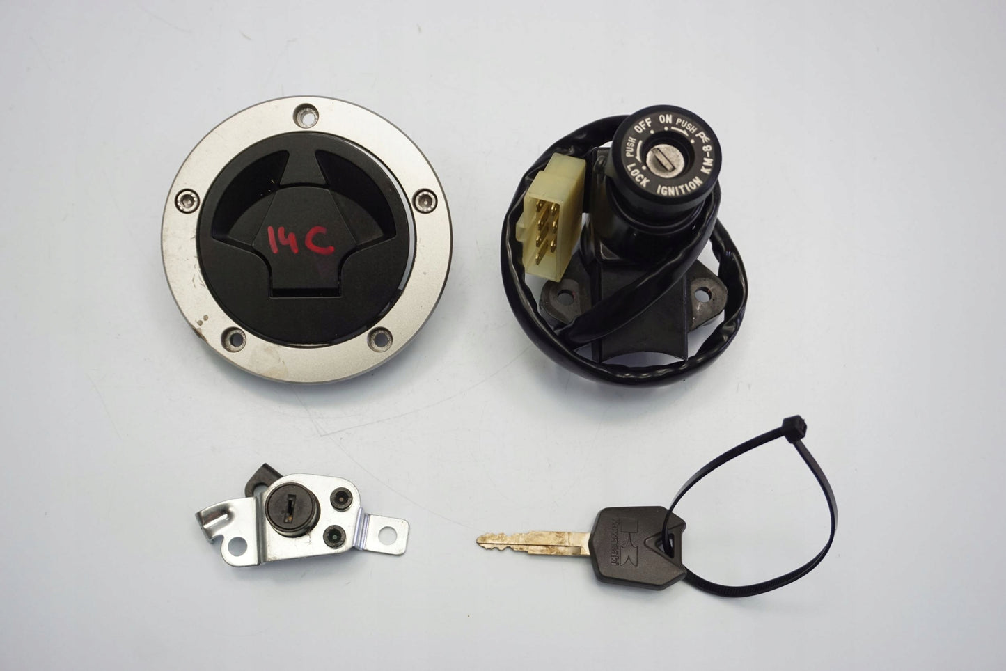 KAWASAKI 650 ER-6N 09-11 Schlosssatz Zündschloss Lock Set 5