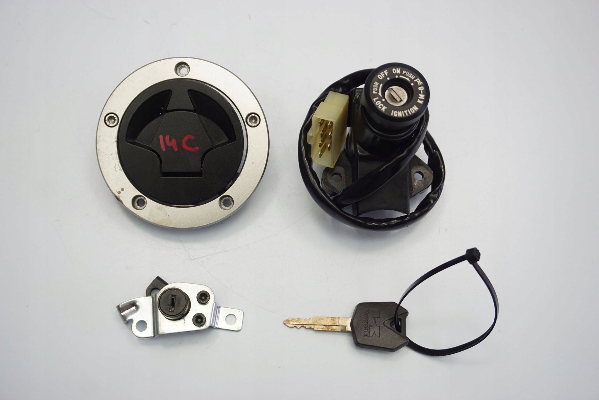 KAWASAKI 650 ER-6N 09-11 Schlosssatz Zündschloss Lock Set 5