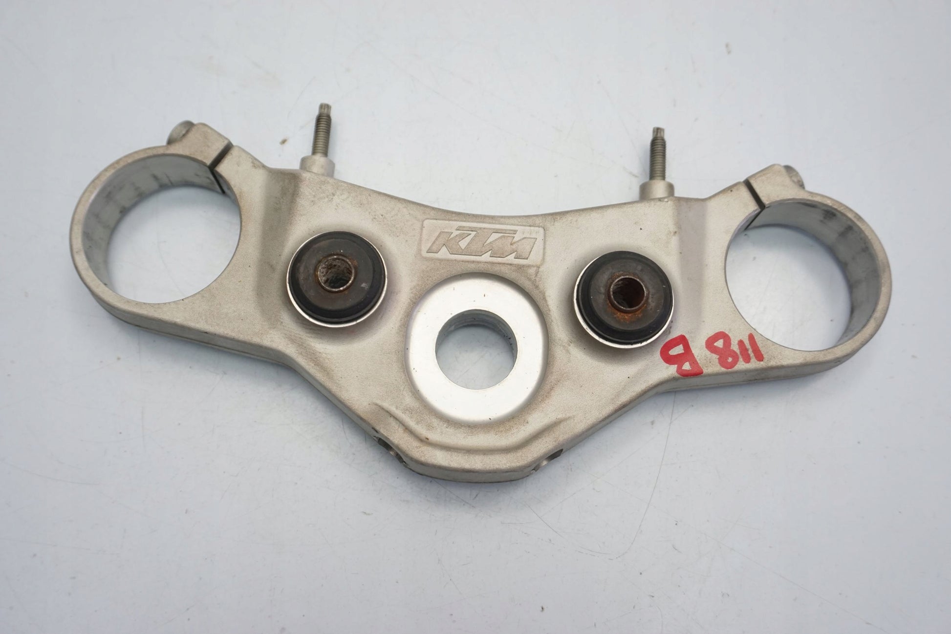 KTM 690 DUKE 12-15 obere Gabelbrücke Triple Clamp oben 6