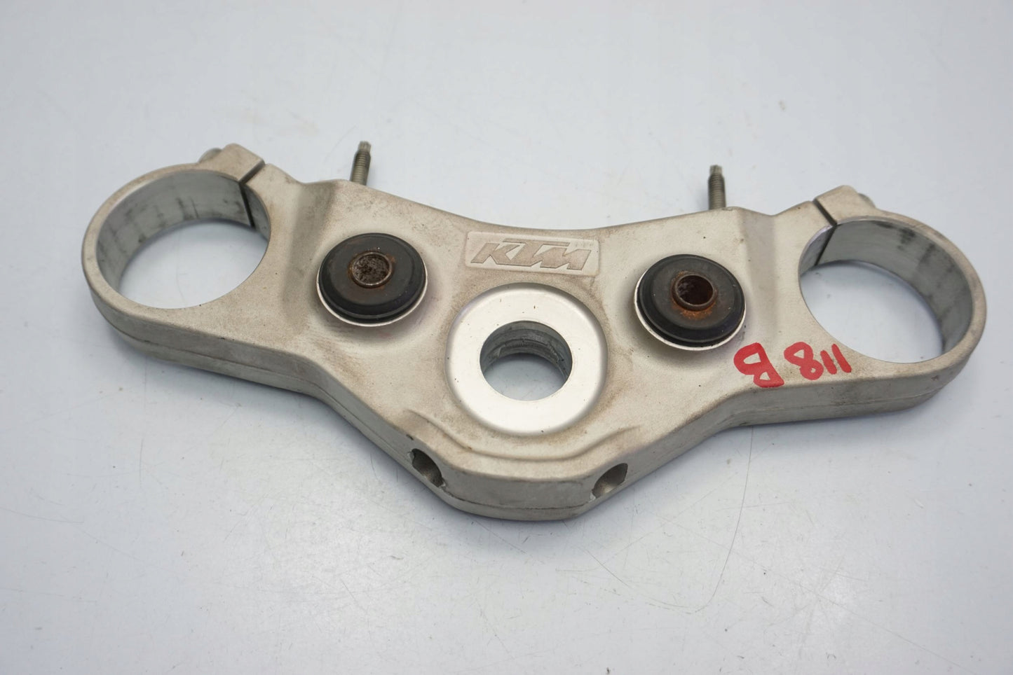KTM 690 DUKE 12-15 obere Gabelbrücke Triple Clamp oben 3