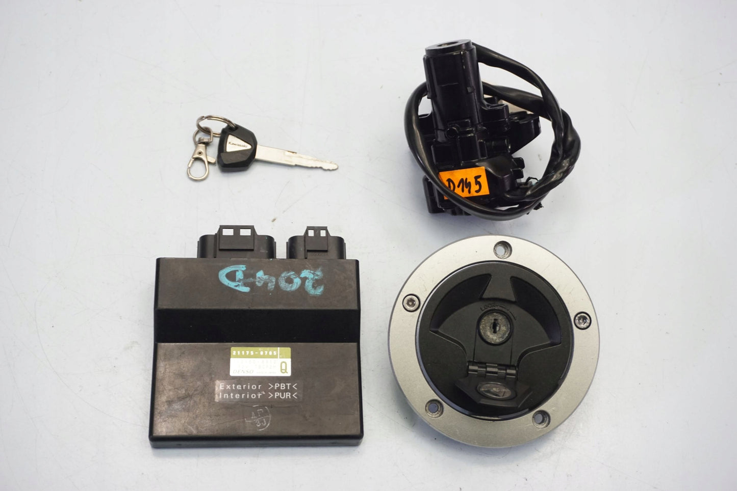 KAWASAKI 650 ER-6N 12-17 Schlosssatz Zündschloss Lock Set 10