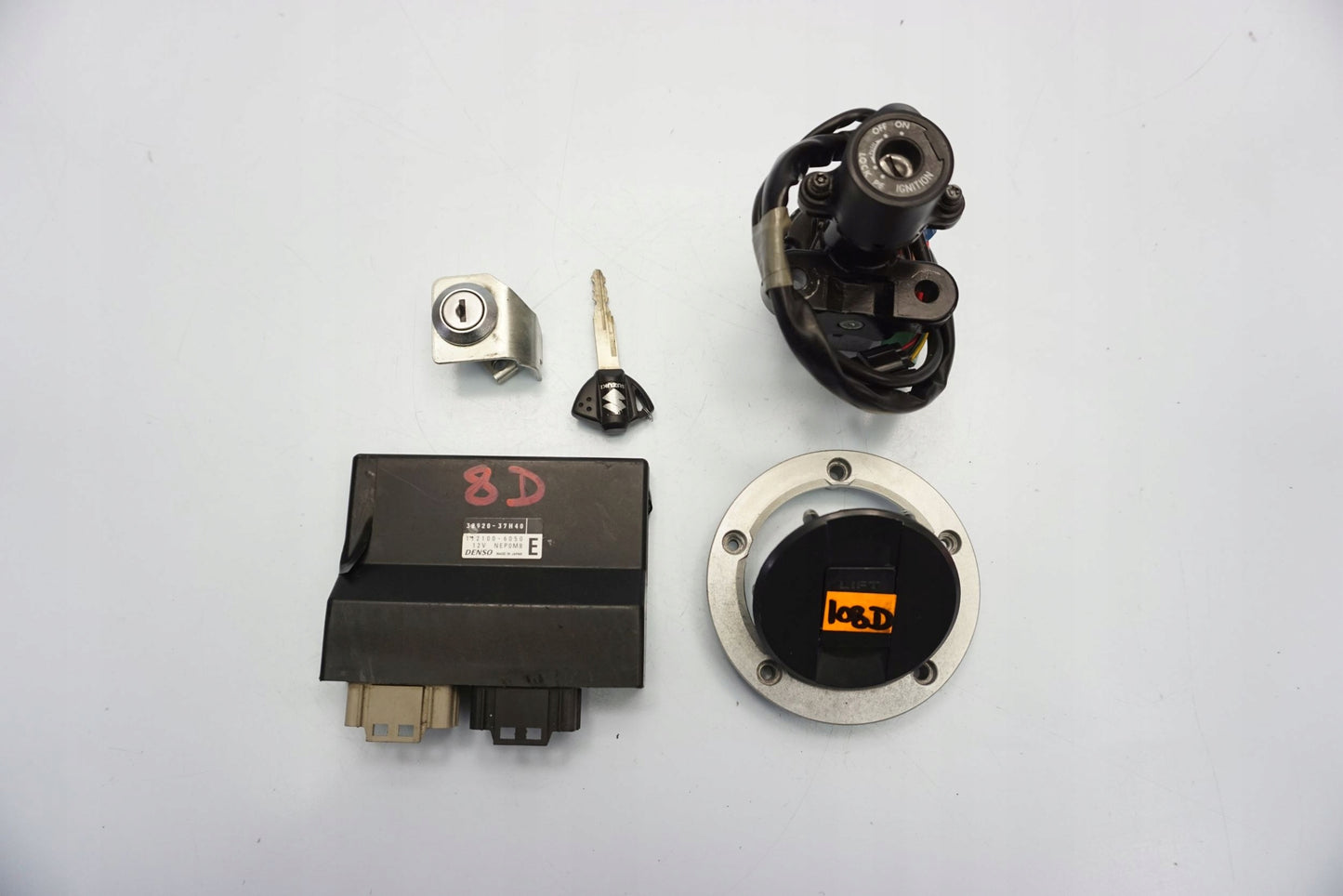 SUZUKI GSX-R 600 750 K8 K9 L0 Schlosssatz Zündschloss Lock Set