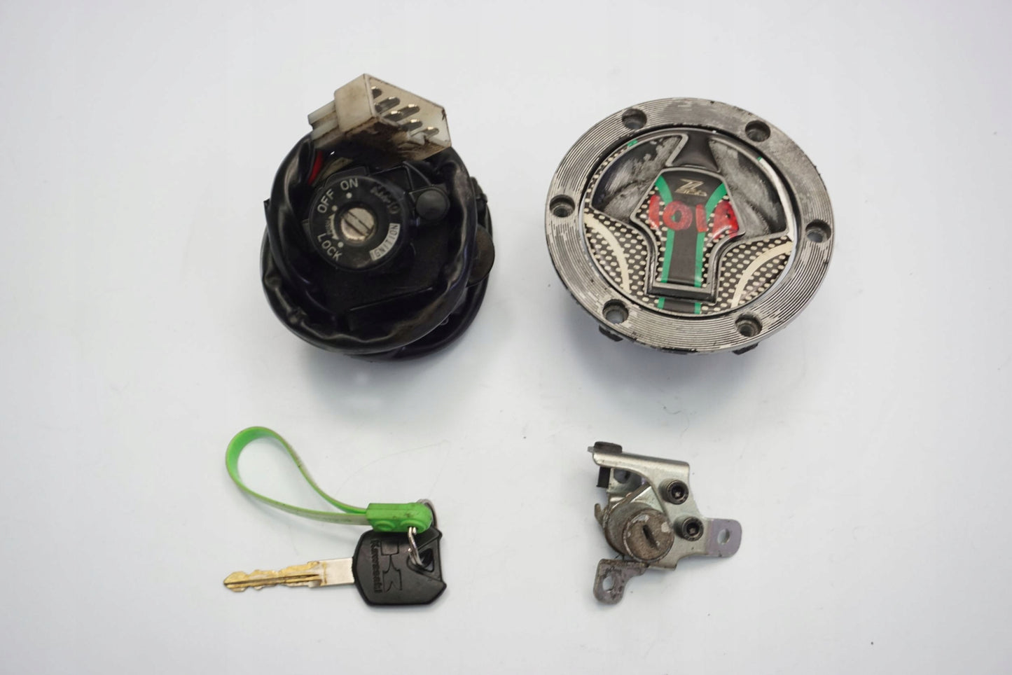 KAWASAKI Z-300 15-18 Schlosssatz Zündschloss Lock Set 6