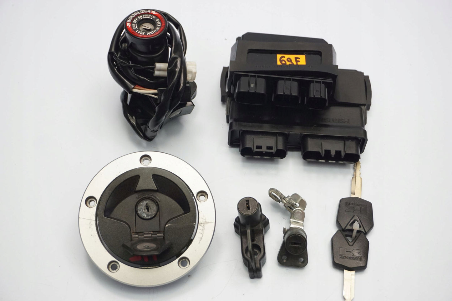 KAWASAKI ZZR-1400 05-11 Schlosssatz Zündschloss Lock Set 3