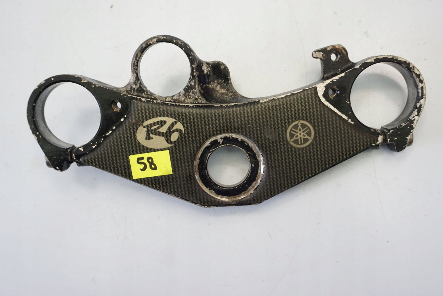 YAMAHA YZF-R6 RJ01 RJ03 99-02 obere Gabelbrücke Triple Clamp oben