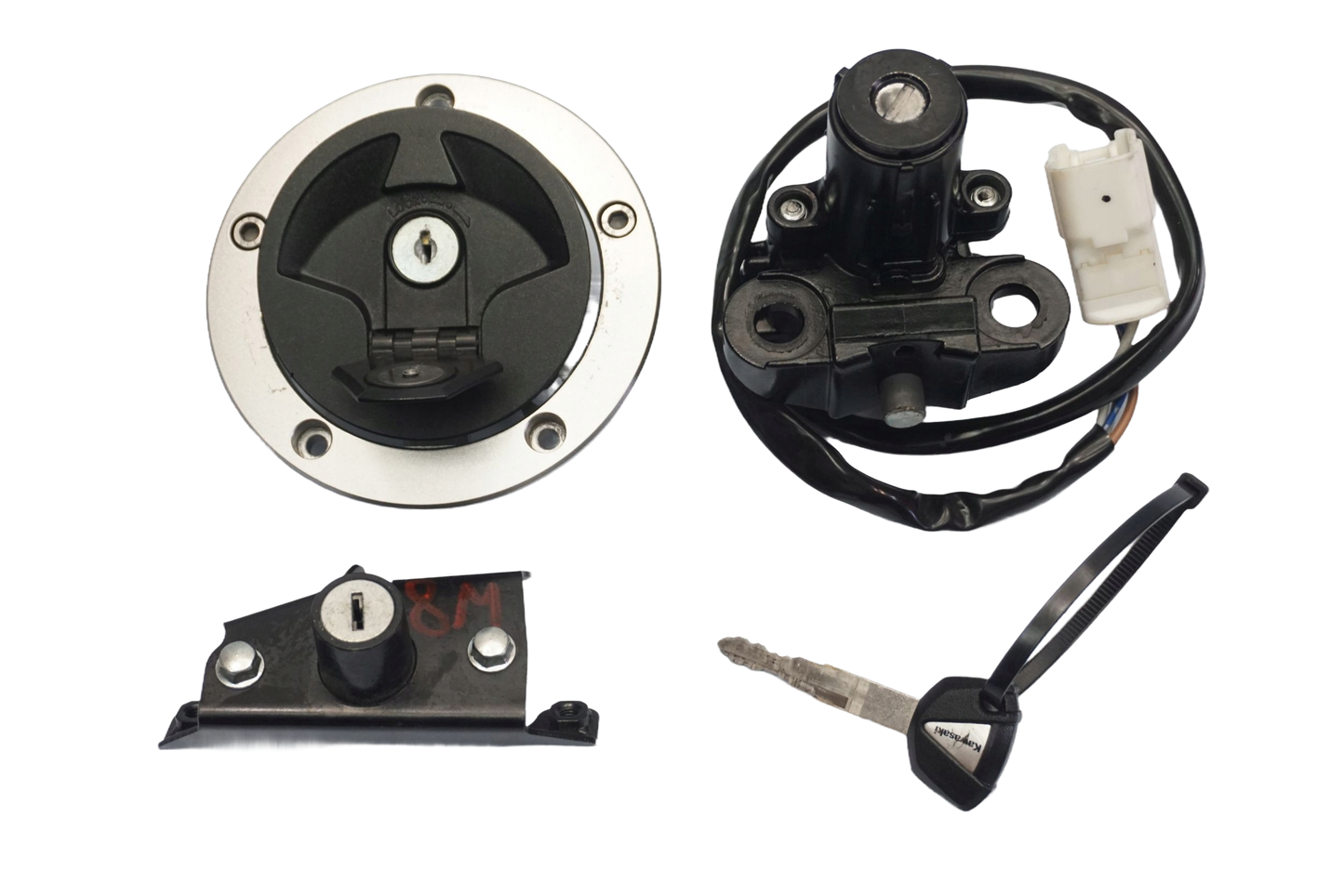 KAWASAKI 650 ER-6N 12-17 Schlosssatz Zündschloss Lock Set 1