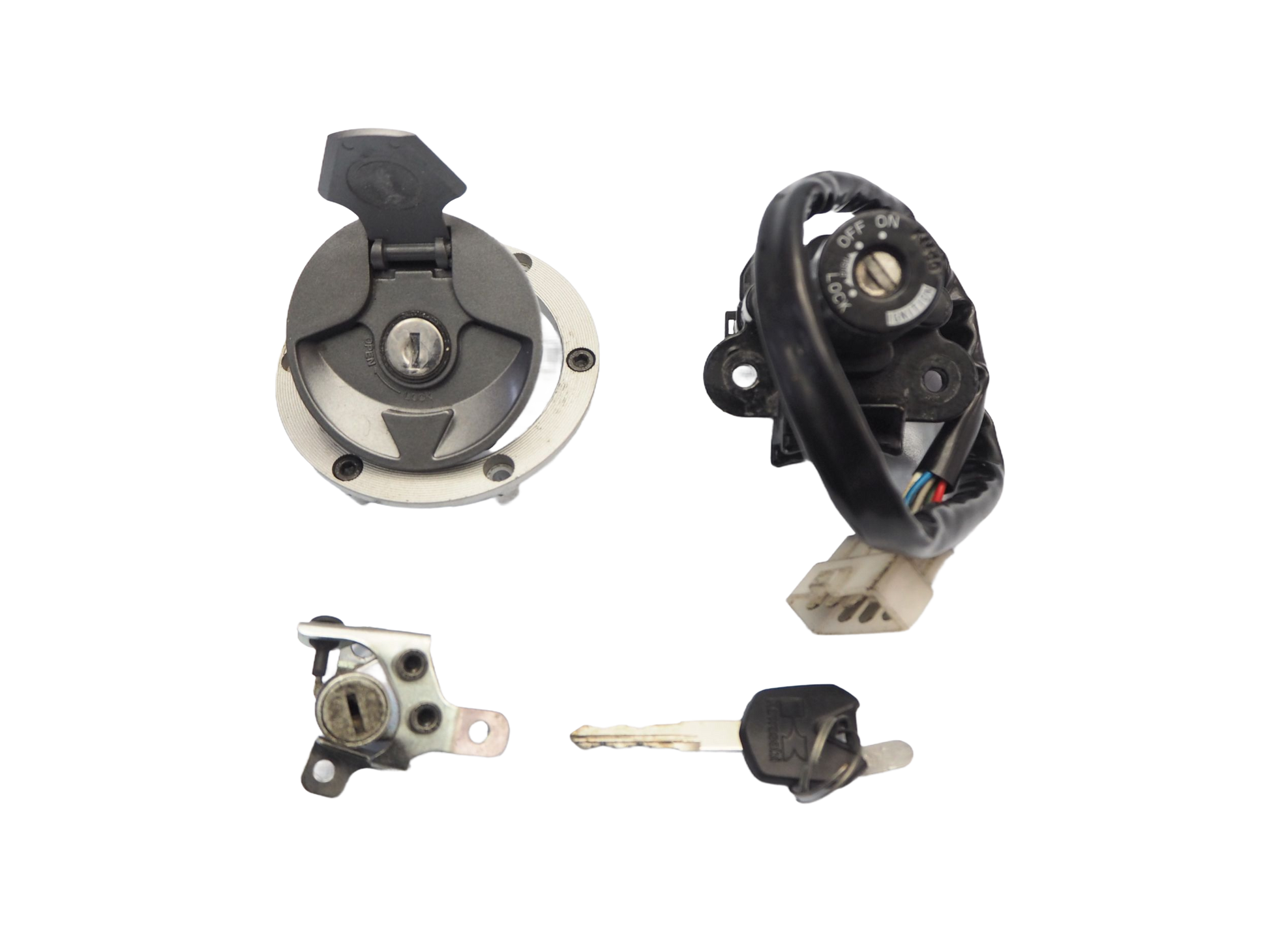 KAWASAKI Z-300 15-18 Schlosssatz Zündschloss Lock Set 1
