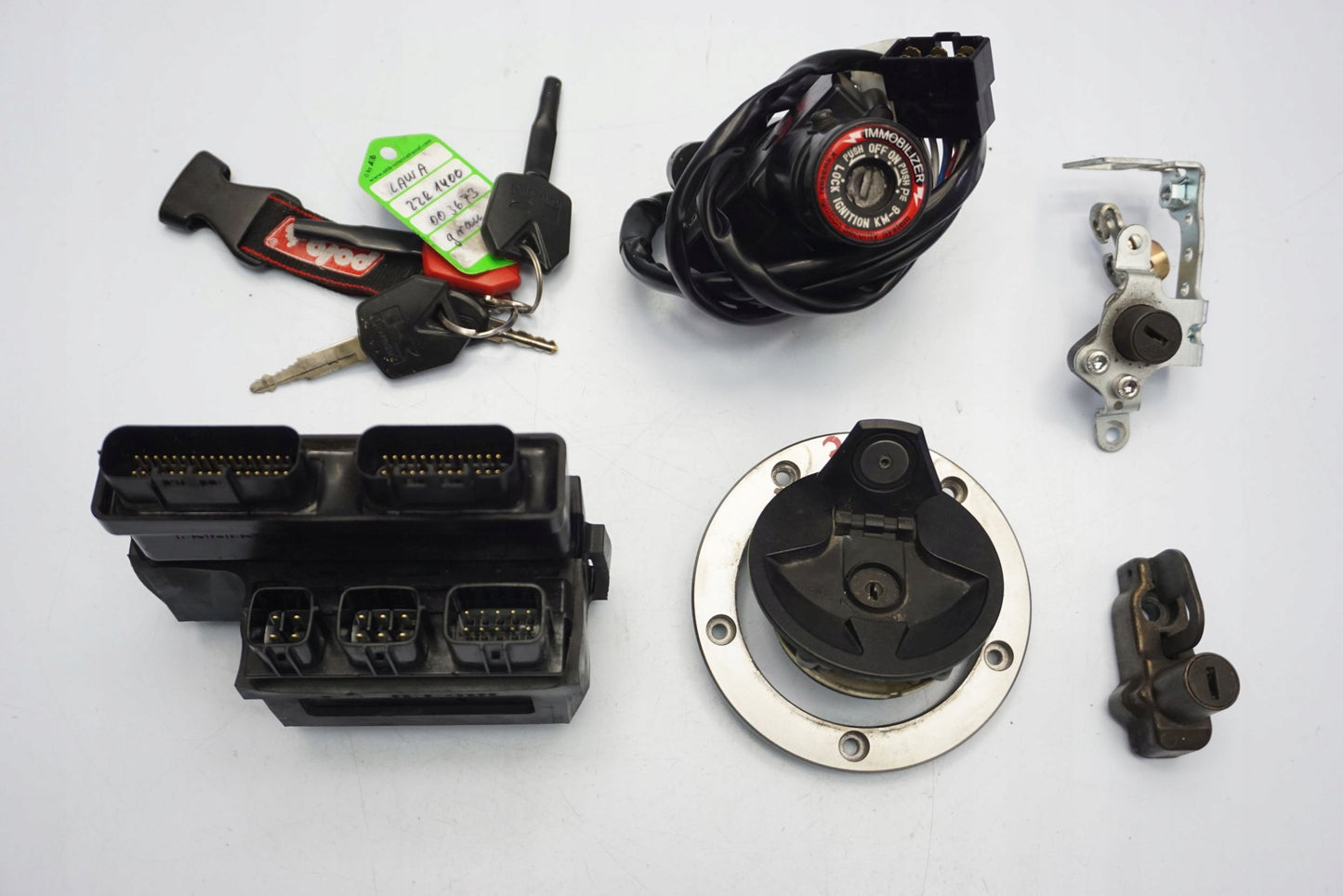KAWASAKI ZZR-1400 05-11 Schlosssatz Zündschloss Lock Set 8