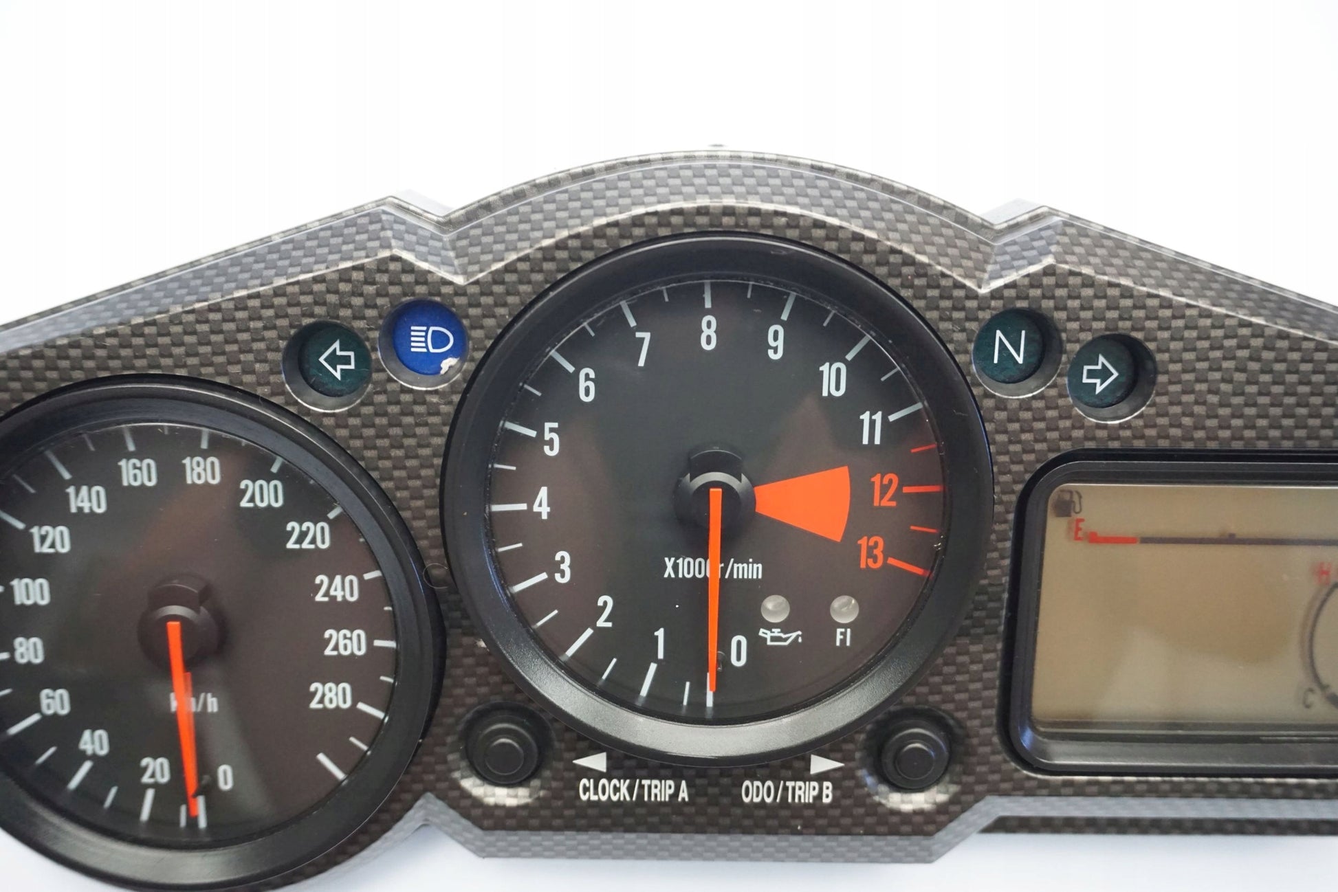 KAWASAKI ZX-12R 00-06 Tacho Tachometer Cockpit Speedometer 9