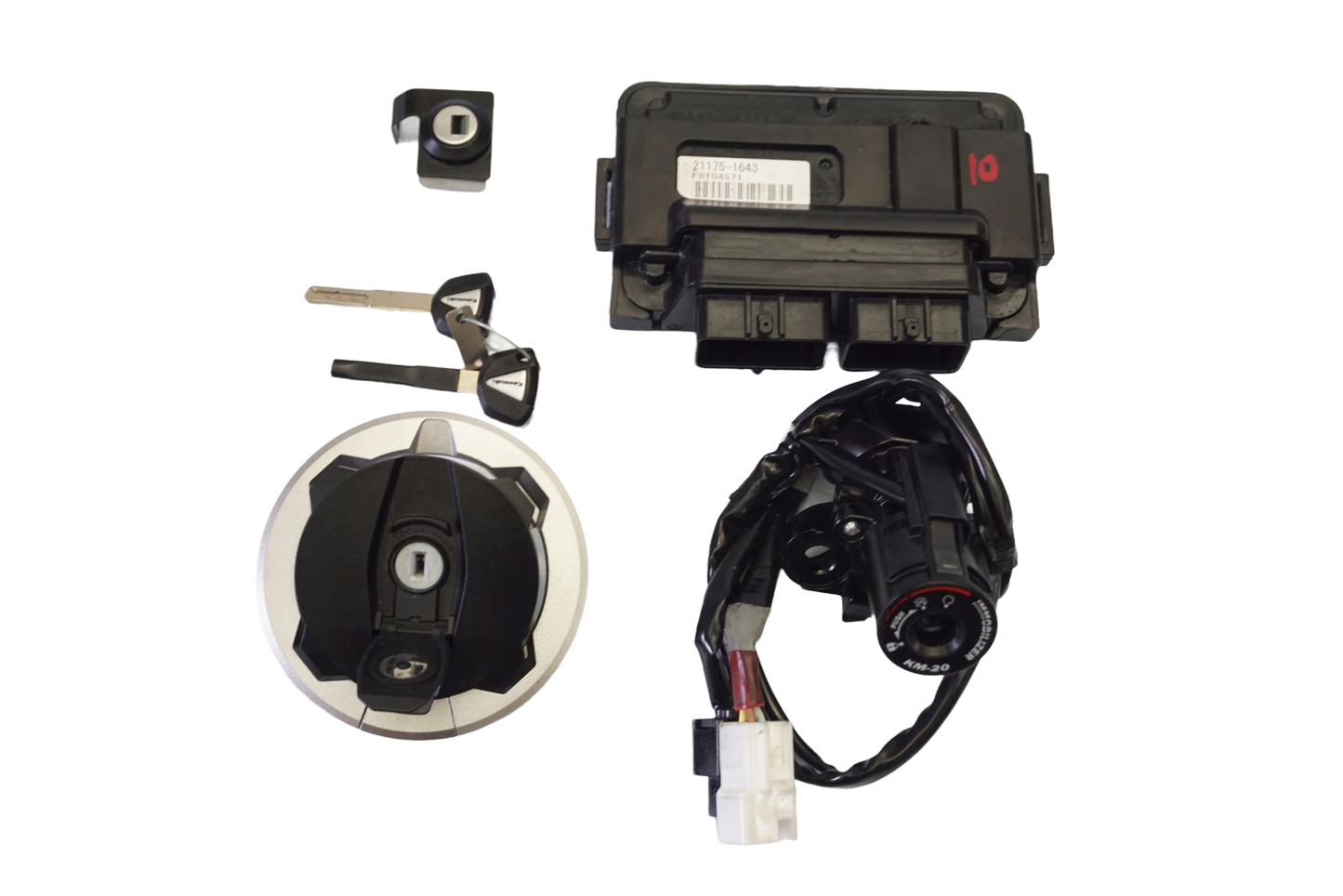 KAWASAKI ZX-10R 21-22 Schlosssatz Zündschloss Lock Set 1