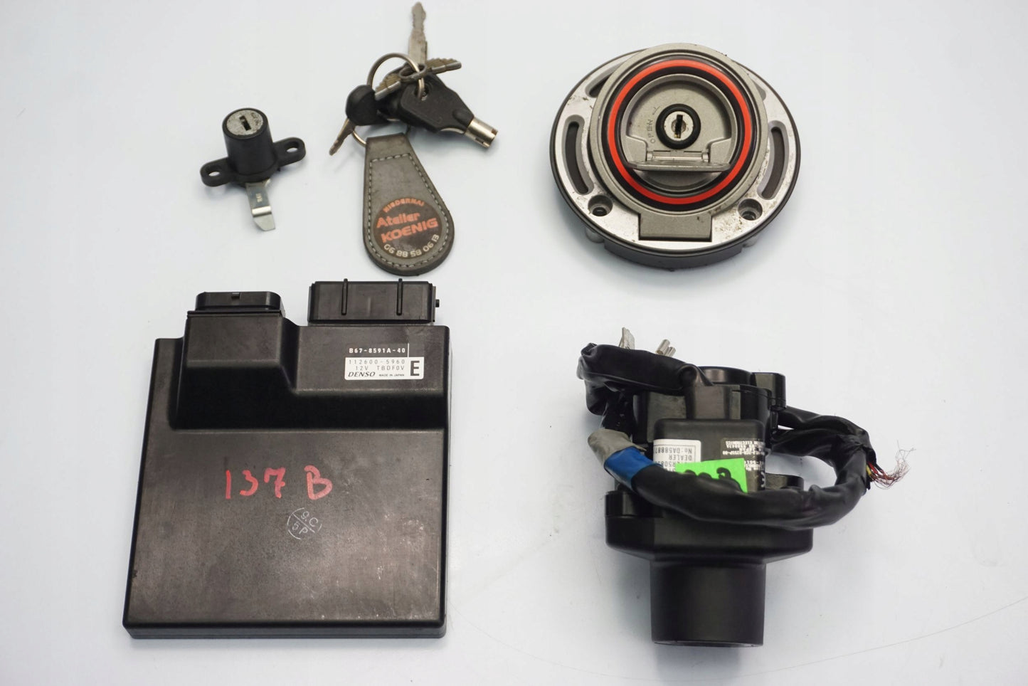 YAMAHA MT-10 16-21 Schlosssatz Zündschloss Lock Set